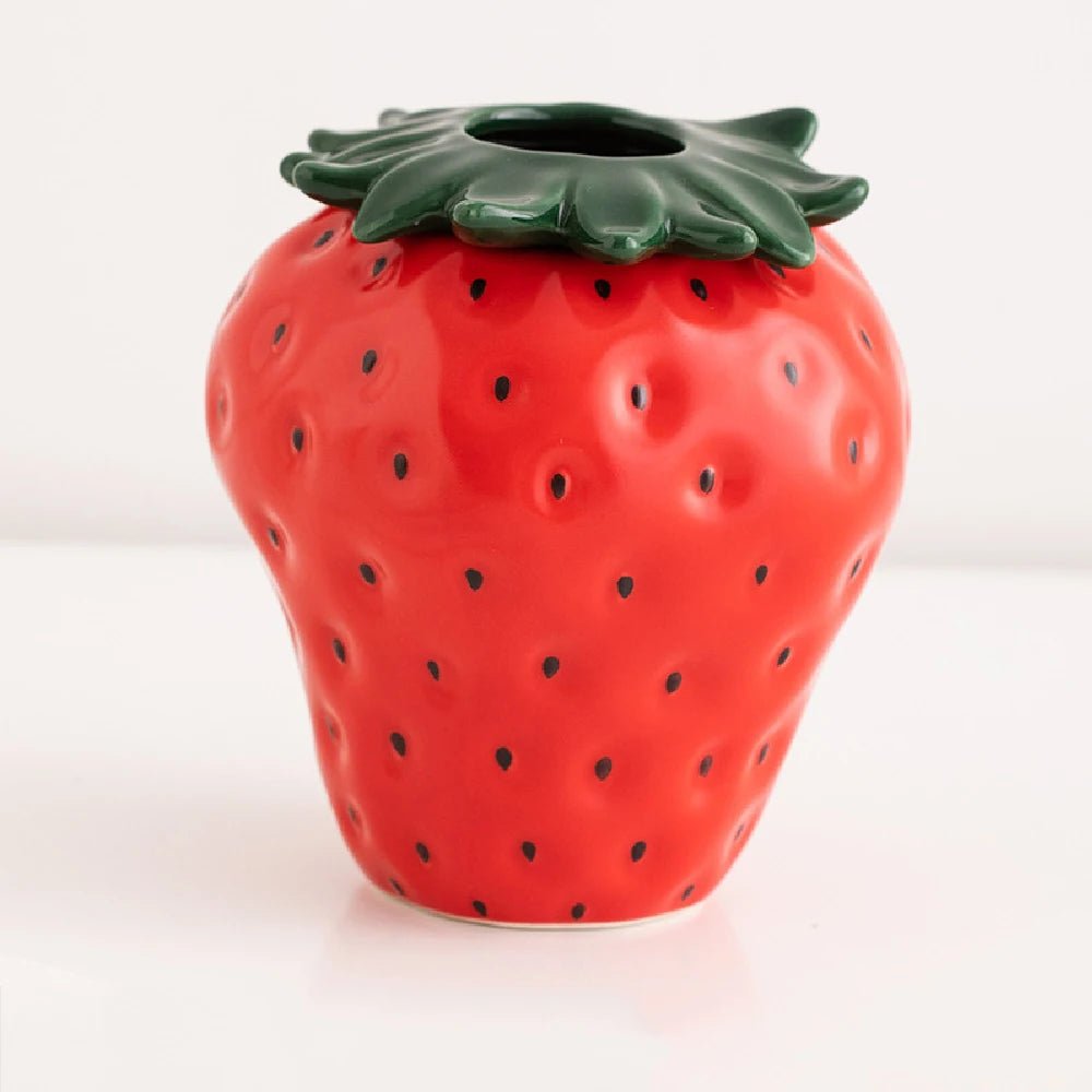 Strawberry Ceramic Vase for Home Decoration - Digwee