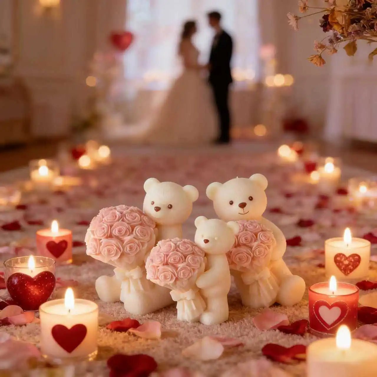 Teddy Rose Candle Silicone Mold - Digwee