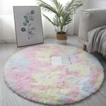 Ultra Soft Shaggy Round Rug - Digwee
