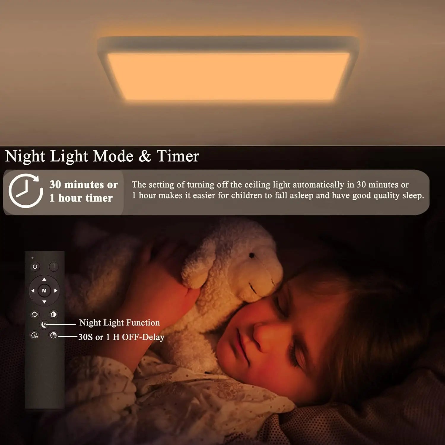 Ultra - Thin Wood Grain LED Ceiling Light - Digwee