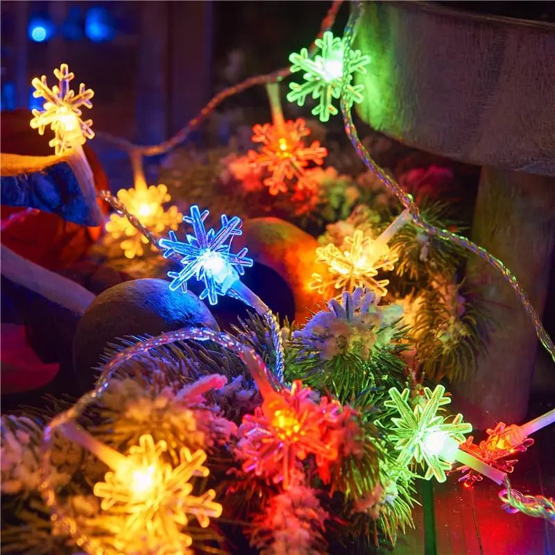 USB Snowflake LED Light String - Digwee