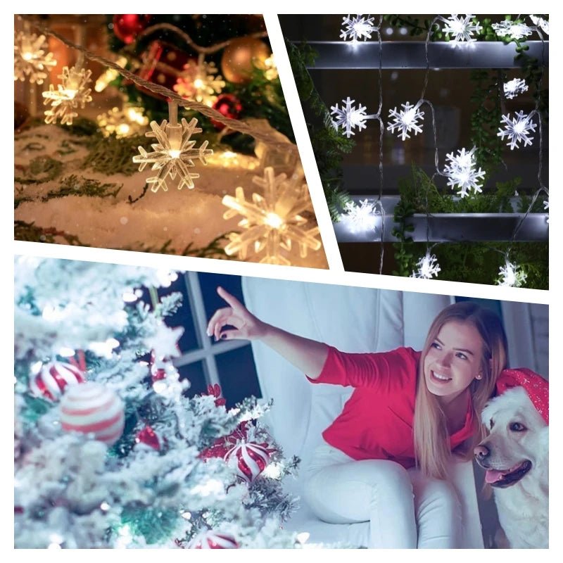 USB Snowflake LED Light String - Digwee