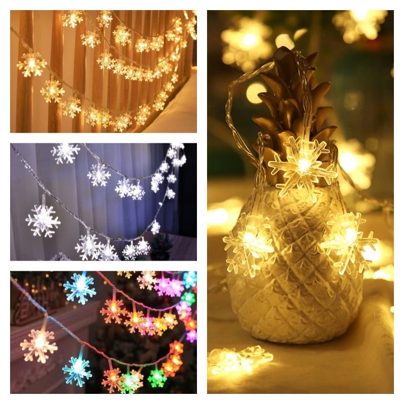 USB Snowflake LED Light String - Digwee