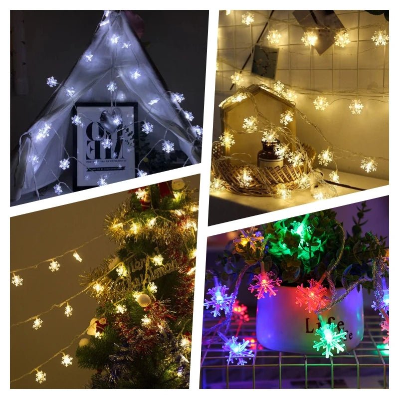 USB Snowflake LED Light String - Digwee