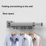 Wall - Mounted Folding Clothes Drying Rack - Digwee