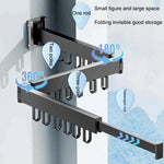 Wall - Mounted Folding Clothes Drying Rack - Digwee