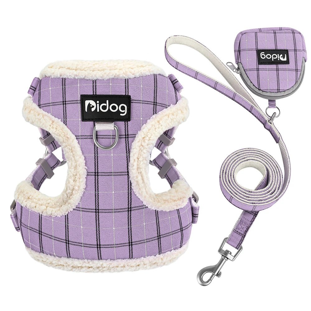 Warm Breathable Dog Harness Set - Digwee
