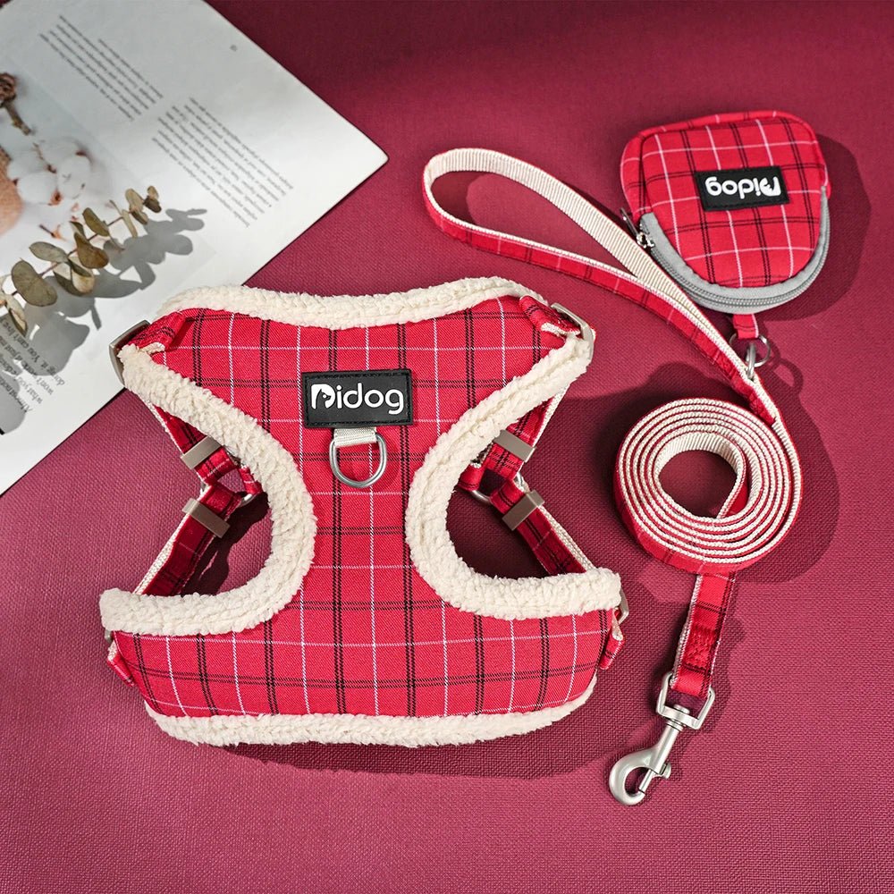 Warm Breathable Dog Harness Set - Digwee