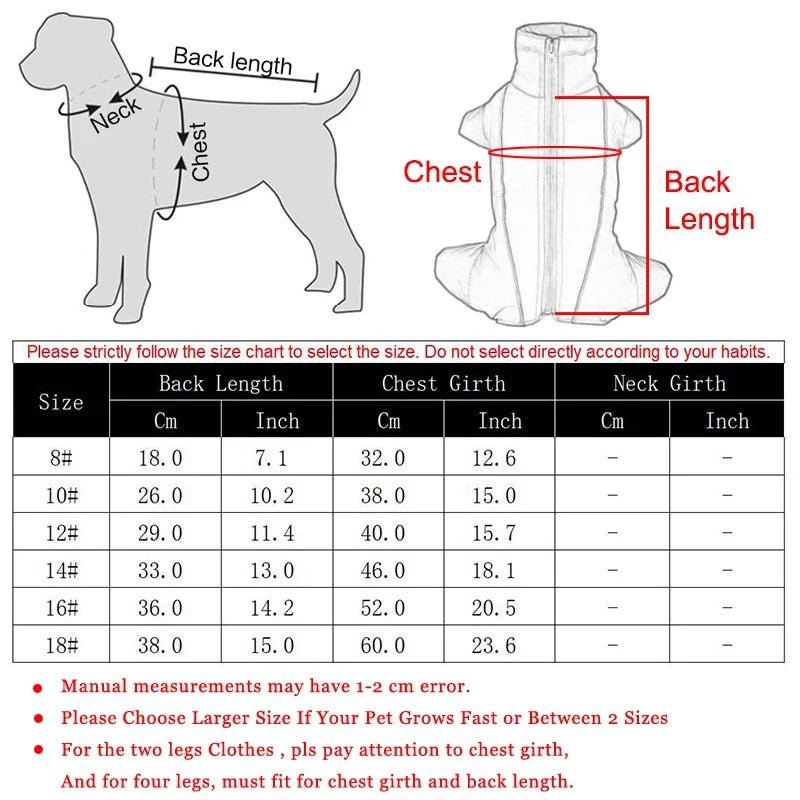 Warm Waterproof Winter Dog Jacket - Digwee